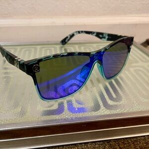Blue Lenses Sunglasses with soft case